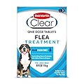 Bob Martin Clear | Flea Tablets for Large Dogs (11Kg+) | Effective Treatment, Kills 100% of Fleas within 24 Hours (3 Tablets)