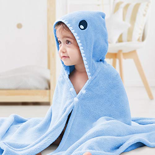 Romasa MI-US-11-05 Toddler Hooded Bath Towel Ultra Soft Towel Highly Absorbent Bathrobe Blanket For Boys Girls- 27.5 Inch X 55" thumb #6