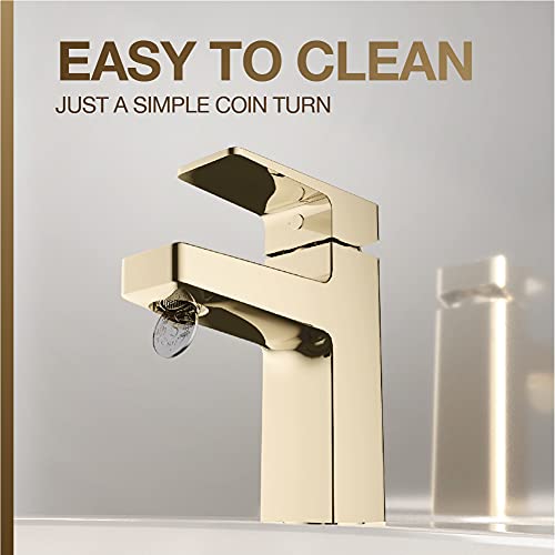 Image of Kohler - 22534IN-4ND-AF Metal Hone Single Control Mixer Lav Faucet, Without Drain (Vibrant French Gold)
