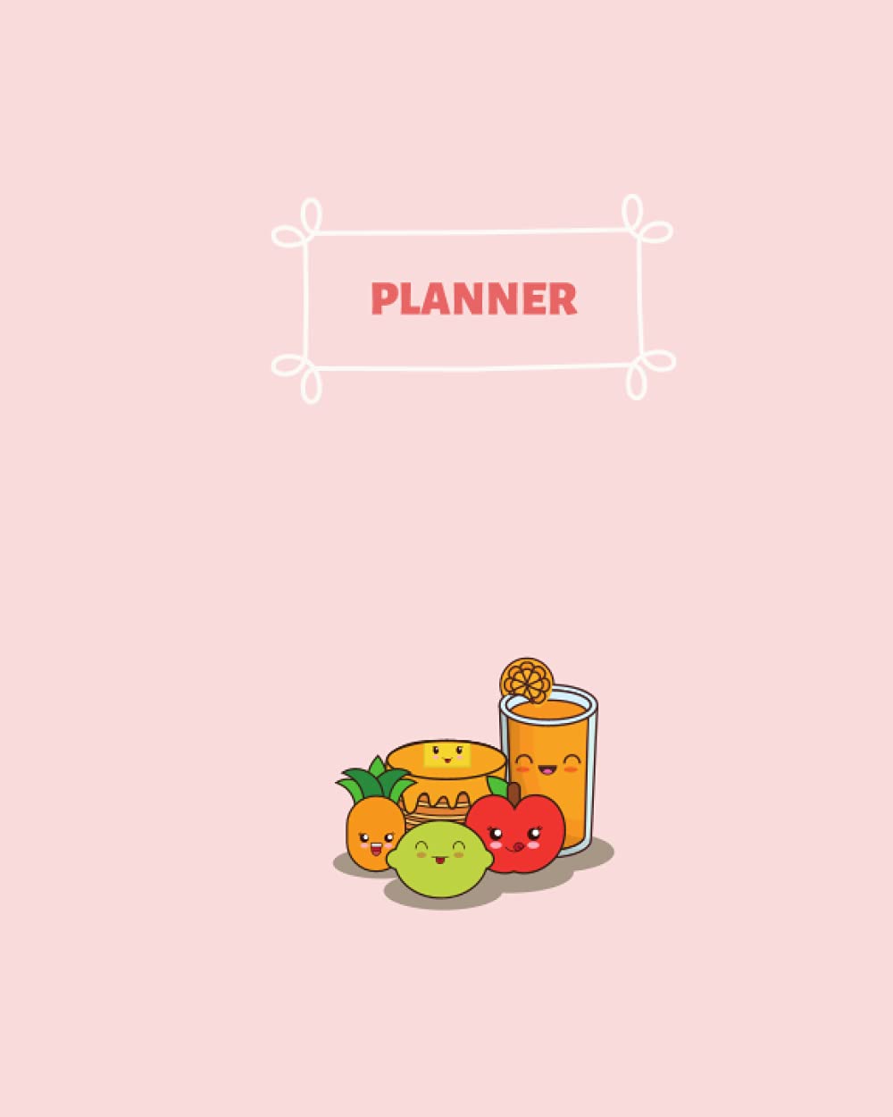 Kawaii Undated Planner with Daily & Weekly Layouts