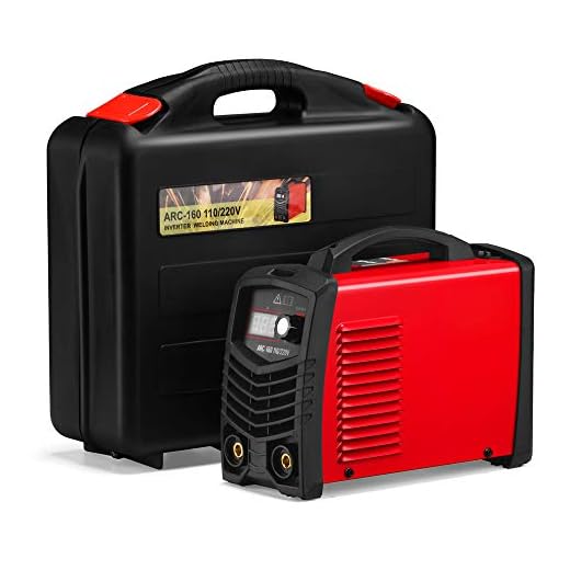 ARC MMA Welder 160A Stick Welding Machine Dual Voltage 110V 220V IGBT Digital Inverter Welder DC Portable Welding Machine Hot Start LCD Anti-Stick