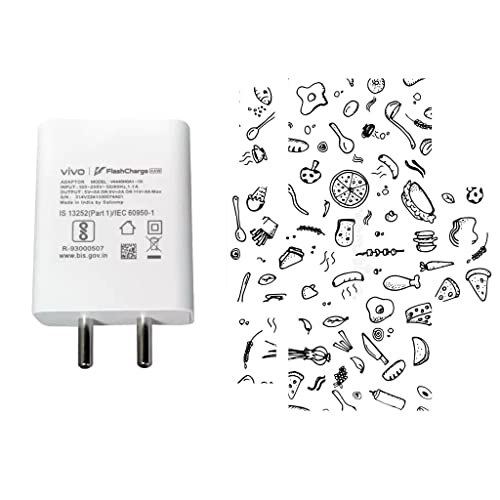 Image of AtOdds - Compatible for Vivo Flash Charger (44W) - Charger /Adapter Skin Wrap (Graffiti29)