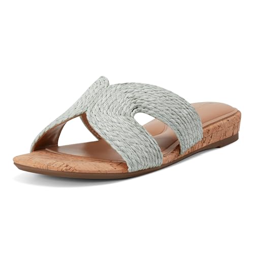 Sandale glissante Easy Spirit Femme Christy2 bleu lagon en taille 37.5 EU