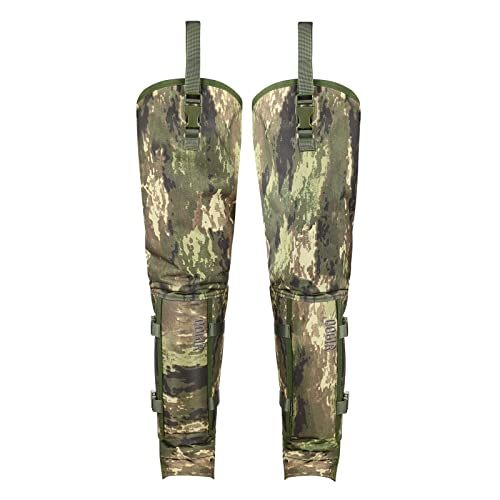 Qogir Snake Guard Protection Chaps: Snake Bite Protection For Ankle To Thigh Snake Chaps, Waterproof Snake Gaiters For Men & Women, Hunting Full Protection For Legs From Snake Bites And Briar (Camo) #TOP1