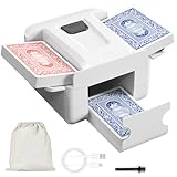 FarmNix Mischia Carte Automatico, Mescolatore Carte da Gioco Elettrico per 1-2 Mazzi, 2000...