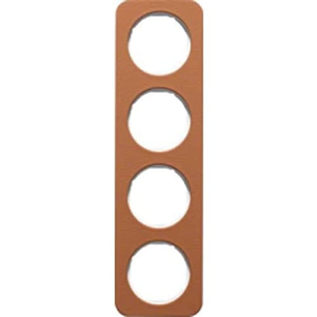Marco 4E bicolore blanc polaire et cuir véritable marron de qualité