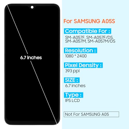 Écran pour Samsung Galaxy A05S idéal pour retrouver vos applications et vidéos préférées - 2