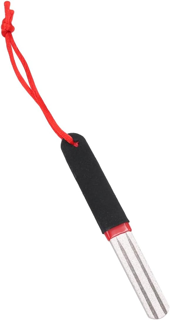 WANGCL 2PCS Fish Hook Sharpener Portable Grinding Tool for Fishing with Handle and Hanging for Outdoor Fishing