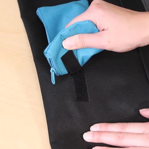 Really Good Stuff Deluxe Chair Pockets with Pencil Case, 6-Pack, Black by Really Good Stuff - Used condition - Image 4