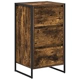 【Diseño atractivo】El aparador industrial mezcla lo moderno con lo práctico, ofreciendo una solución de almacenamiento estilosa para cualquier sala de estar. Hecho con madera y con una forma rectangular, se adapta a diferentes decoraciones. Esta pieza urbana logra juntar forma y función, ayudando a mejorar tanto la estética como la organización de tu espacio.