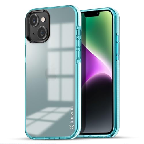 Image of KARWAN Back Cover| iPhone 14 Plus Back Cover |Polycarbonate Material| Full Camera Protection |Perfectly Fit| Case for iPhone 14 Plus - Blue