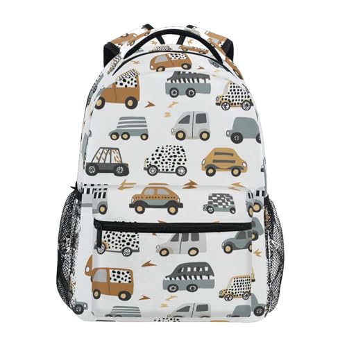 Truck Funny Lovely Backpack for School Boys Girls Adults Kids Bookbag Laptop Bag 15L