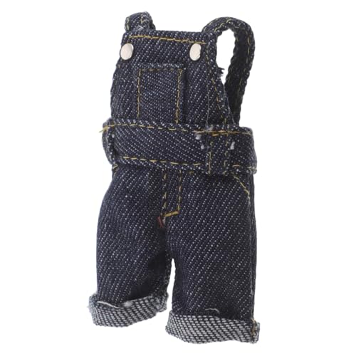 Mikikit Ropa para Muñecas De Conjunto De Vaqueros y Falda De Peluche Tela Suave y Cómoda para Creativos y Decoración De Casa De Muñecas