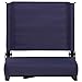 Flash Furniture Grandstand Portable Stadium Seat for Bleachers or Benches, Folding Padded Stadium Chair with Carrying Handle, 500 lb. Weight Capacity, Navy
