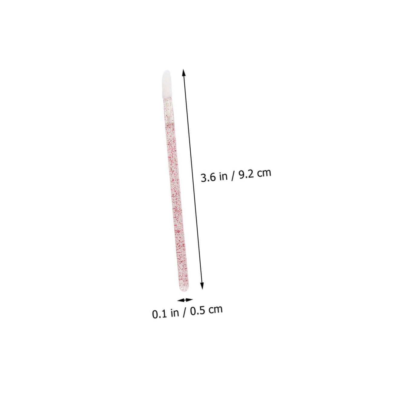 DECOMELODY Disposal Makeup Brush Kit 350pcs Lip Brush Applicators for Travel Professional Use