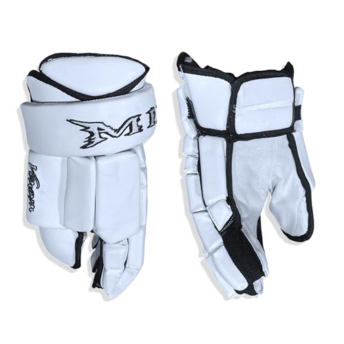 Mix MX5 Ice Hockey Player Gloves (White Out) 13\"