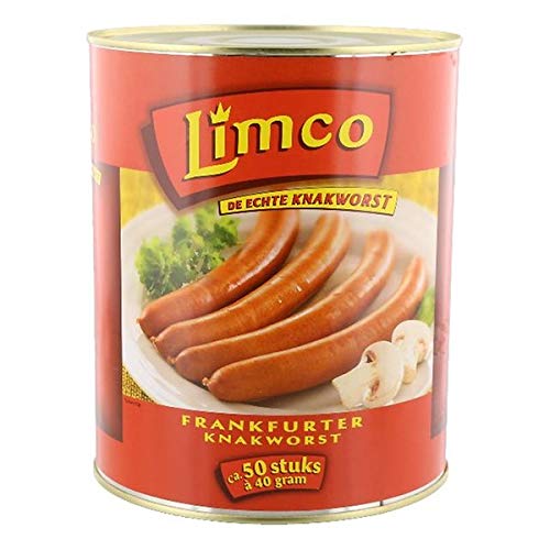 Limco Frankfurter - Lata para salchichas (50 unidades, 40 g)