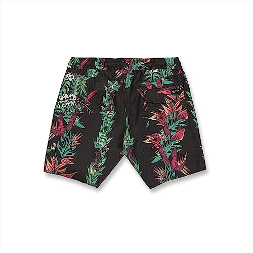 Volcom Men's Entertainment Pepper Stoney Boardshort Trunks Black2