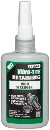 Vibra-TITE 542 High Strength Large Gap Anaerobic Retaining Compound, 50 ml Bottle, Green by Vibra-TITE