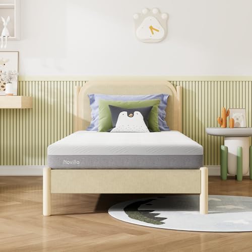 Image of Novilla Bliss Mattress Twin, 6-Inch Gel Twin Size Memory Foam Mattress