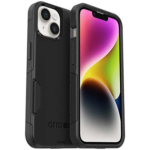 OtterBox iPhone 14 & iPhone 13 Commuter Series Case – Black, Slim & Tough, Pocket-Friendly, with Port Protection