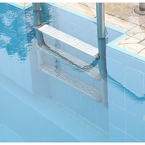 Escalera para piscina con 2 peldaños acero inoxidable plata miniatura 5