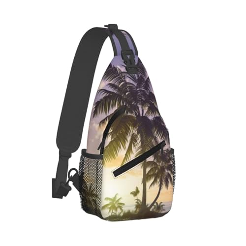 Bolso cruzado negro casual para hombre y mujer miniatura 2