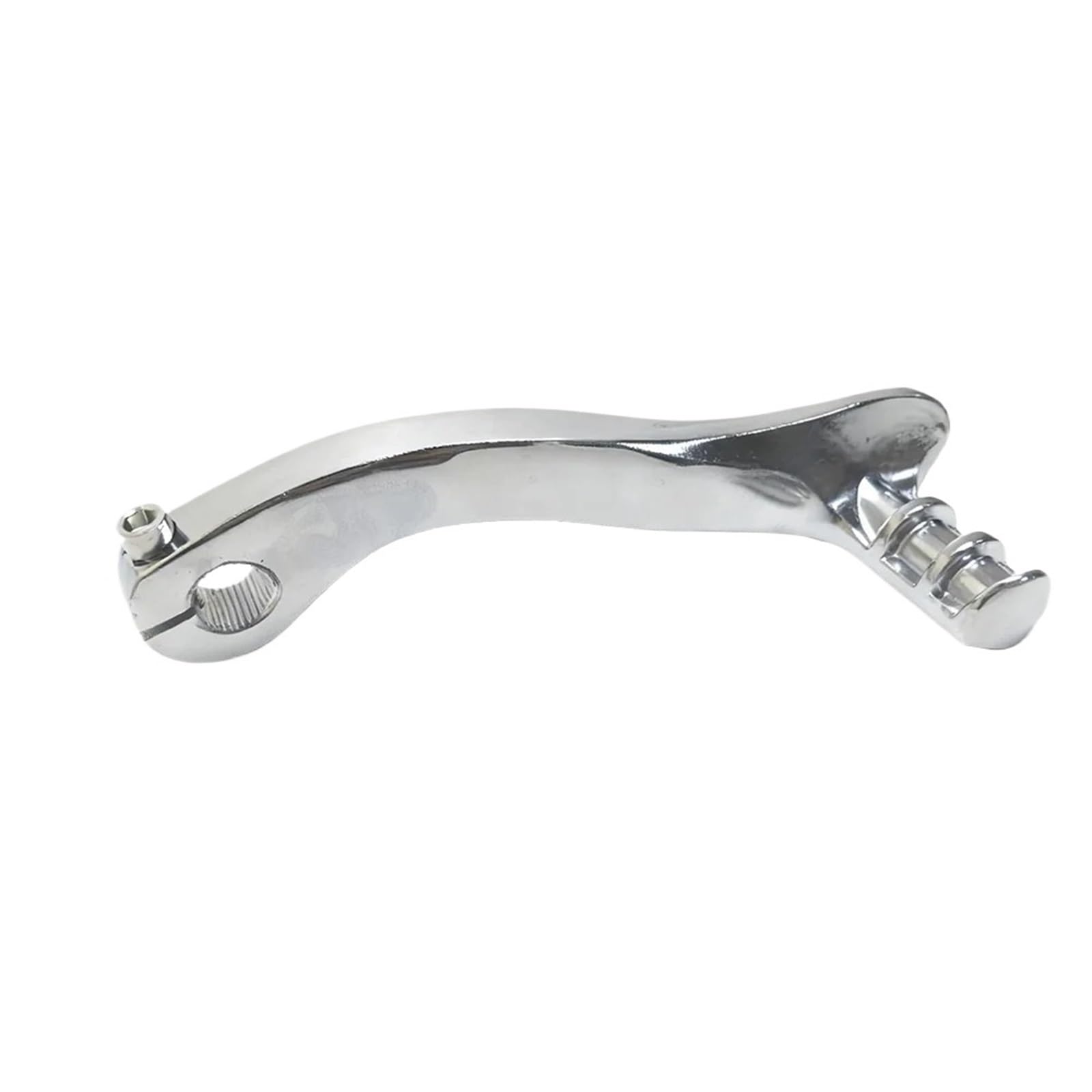 AQYHSOTW Motorcycle Modified Foot Start Lever Fit for Dio AF18 AF28 ZX50 AF34 AF35 JOG50 JOG90 Scooter GY6 RSZ Fire Stick Black Starter Recoil(Silver)