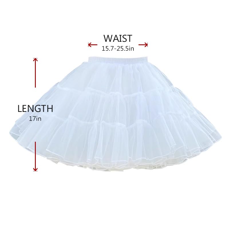 BABYONLINE D.R.E.S.S. Women's 50s Vintage Petticoat Tutu Slips Underskirt Women Crinoline3