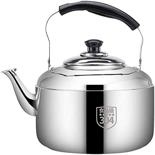 Bouilloire à gaz sifflante en inox 304 de 5,5L pour grande capacité