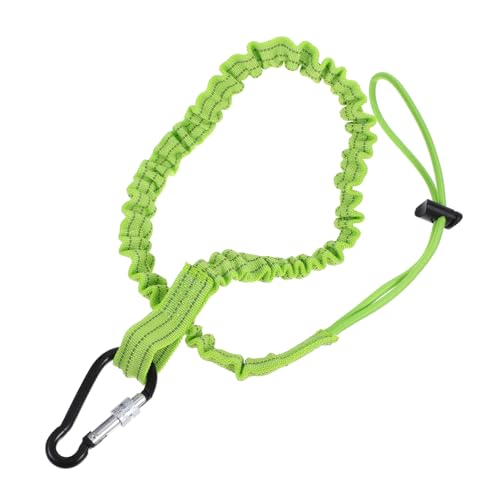 Cabilock 3piezas Cordón Retráctil Para Herramientas De Mosquetón y Anillo Ajustable Para Herramientas De Seguridad Anticaídas