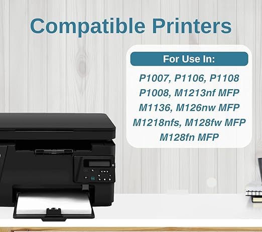 Image of Imported Compatible with HP 88A Laser Toner Cartridge (Pack of 10) for P1007, P1008, LaserJet Pro Series - P1106, P1108, M1136, M1213NF, M1216NFH, M202DW, M202N,M128fw, and MFP M126nw