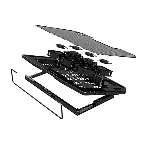 Base de enfriamiento para laptop con luz LED y doble USB miniatura 2