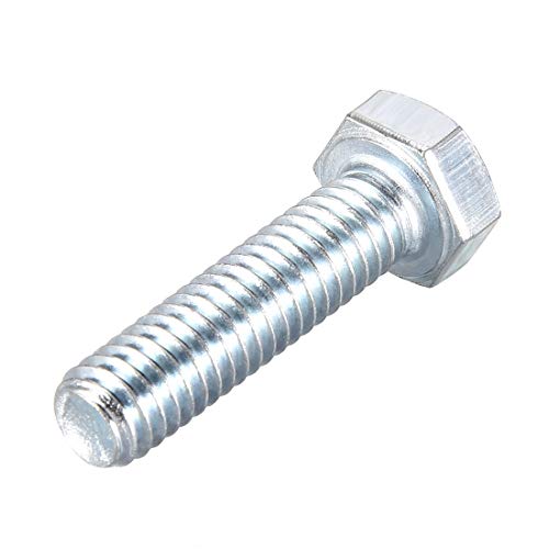 Image of uxcell Hex Head Screw Bolts Carbon Steel 5 /16 inch-18 * 1-1 /4 inch Fastener Grade 5 UNC 10pcs