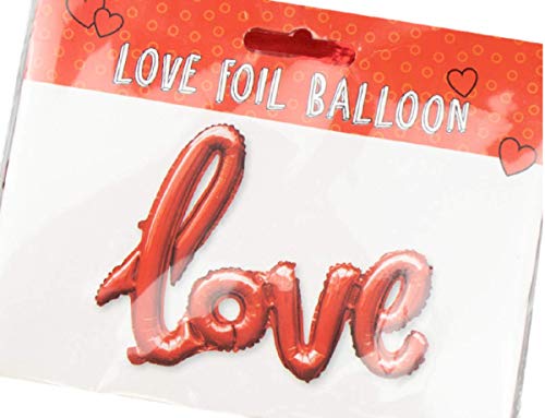 Gen Imports VAL2712 Ballon en aluminium Motif Saint-Valentin Rouge Cover