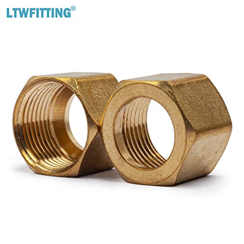 Ltwfitting HF63PT850HF61825HF60850 Value Pack 1/2-Inch Od Brass Compression Insert,Sleeve Ferrule,Nut thumb #4