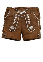 Bondi Kunstledershort, Light Brown 92 Tracht Baby Jungs Artikel-Nr.91264