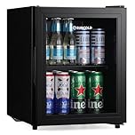 Subcold Cave35 Mini Refrigerator 35L with Glass Door and LED Light | Compact Refrigerator for Bedrooms, Gaming Rooms, Man Caves, Offices & Home Bars – Energy Efficient