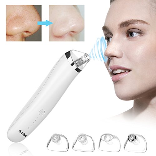 ARTIFUN Blackhead Remover,Blackhead Vacuum Suction Removal, Acne Extractor Tool Set, Skin Facial Pore Cleaner, Comedo Microdermabrasion Exfoliating Machine for Women & Men