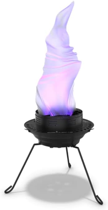 BOB LED H3 Multi-Colored Flame Simulator emits a Fake Flame Effect with no Heat, Black