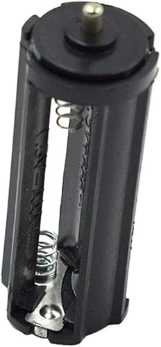 Miniatura 2 de Soporte De Batería Cilíndrico Estuche De Almacenamiento De Batería Para 3 x 1.5V AAA Baterías Linterna Antorcha Negro - (6 Pcs)