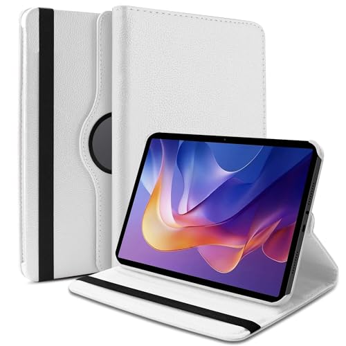 Image of TGK 360 Rotatable Smart Flip Cover for Xiaomi Redmi Pad 2 11 inch Tablet Case (White)