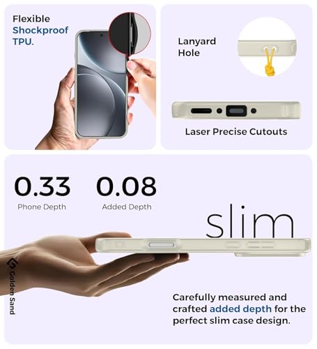 Image of Golden Sand Rugged Frosted MagSnap Back Cover Case for Oppo Find X9 Pro 5G | MagSafe Compatible, Strong Magnets | Semi Transparent PC Shock Proof Slim TPU Case for Oppo Find X9 Pro, (Silk Cream)