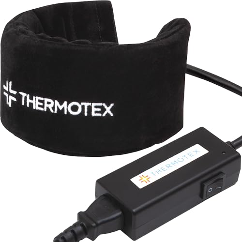 Far Infrared Premium Heating Pad Neck Targeted Heat Pain Relief for Neck Stiffness Soreness & Discomfort FSA-HSA Eligible Deep Muscle Tissue Penetration Post-Workout Recovery & Rehab