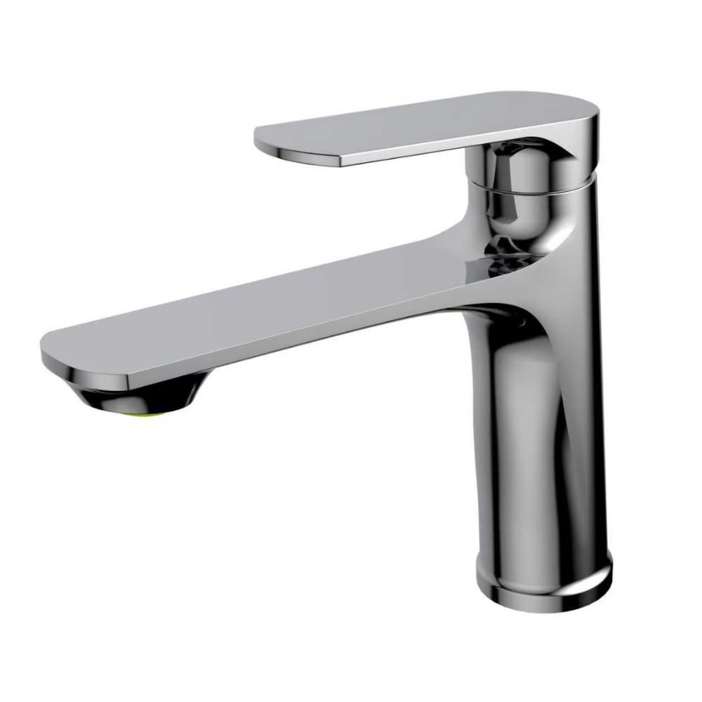Db Durovin Bathrooms Silver Durovin Bathrooms Basin Mixer Tap - Single Lever Handle Chrome Bubbler Spout Sink Faucet