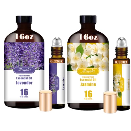 Aceites Esenciales de Lavanda y Jazmín, Set x2 490ml