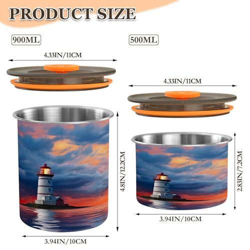 Envase Hermético para Café Acero Inoxidable 30oz miniatura 2