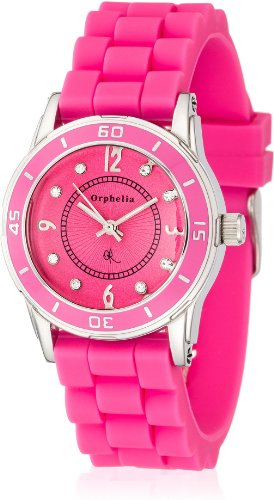 Montre femmes quartz Orphelia Everland avec bracelet silicone rose
