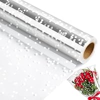 Jutieuo Clear Cellophane Wrap Roll | 100