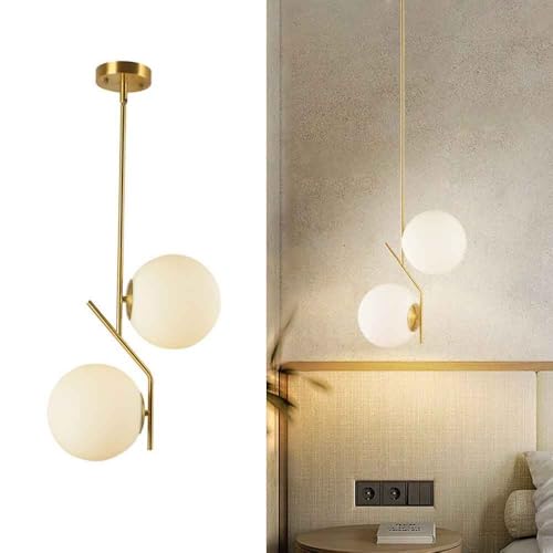 Globe suspendu moderne pour ambiance chaleureuse de café et salon cosy
